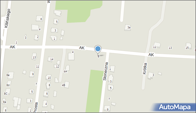 Dobre, Armii Krajowej, 8, mapa Dobre