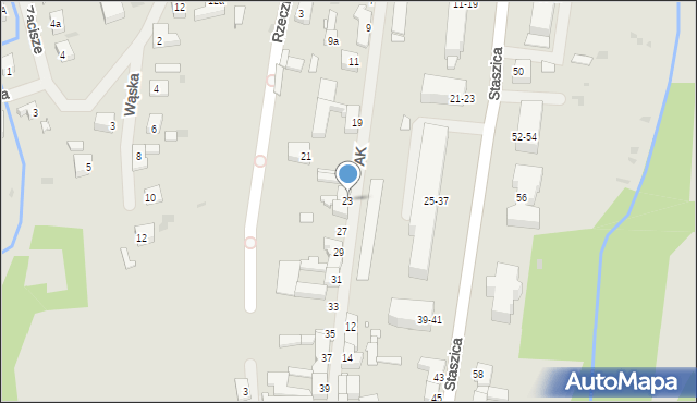 Dobrzany, Armii Krajowej, 23, mapa Dobrzany