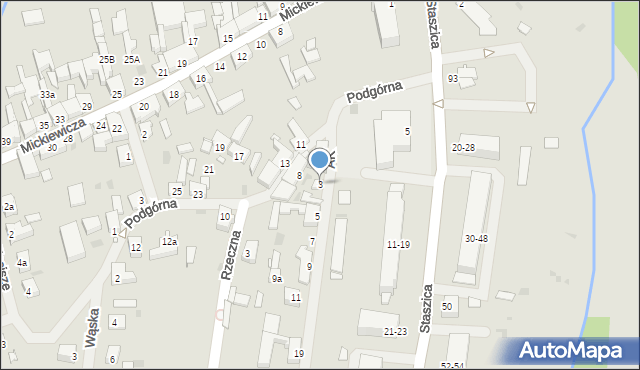 Dobrzany, Armii Krajowej, 3, mapa Dobrzany