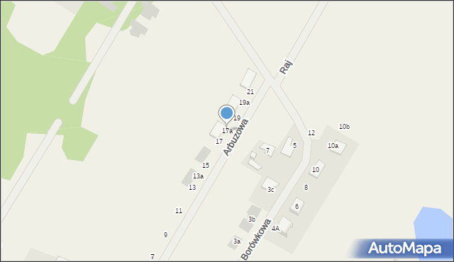 Dosin, Arbuzowa, 17a, mapa Dosin