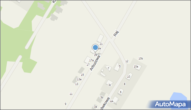 Dosin, Arbuzowa, 19, mapa Dosin