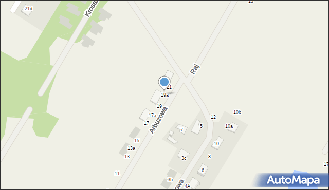 Dosin, Arbuzowa, 19a, mapa Dosin