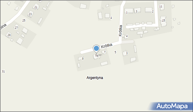 Dubeczno, Argentyna, 7A, mapa Dubeczno