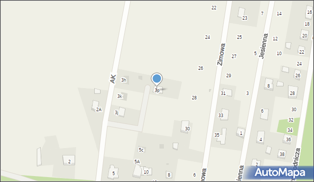 Gałków Duży, Armii Krajowej, 3p, mapa Gałków Duży