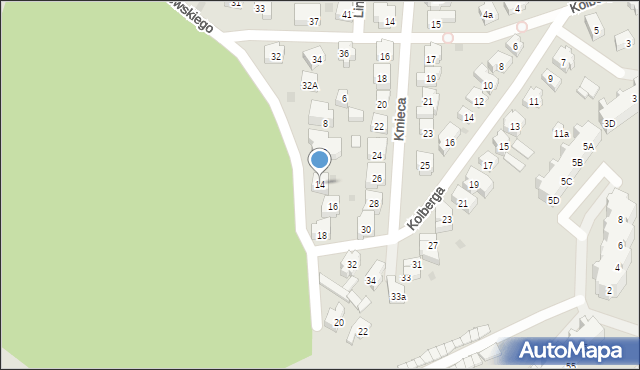 Gdańsk, Arciszewskiego Krzysztofa, 14, mapa Gdańska