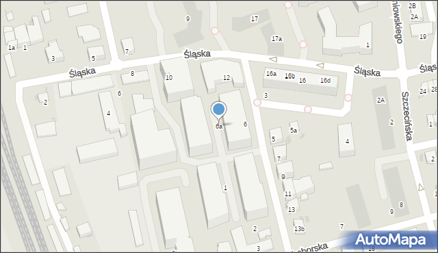 Gdańsk, Arkońska, 6a, mapa Gdańska