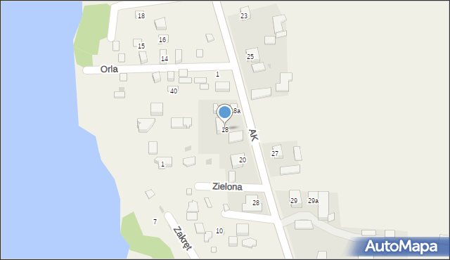 Giewartów, Armii Krajowej, 18, mapa Giewartów