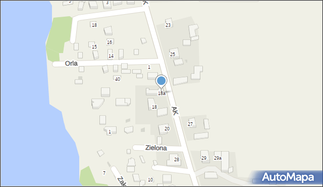 Giewartów, Armii Krajowej, 18a, mapa Giewartów