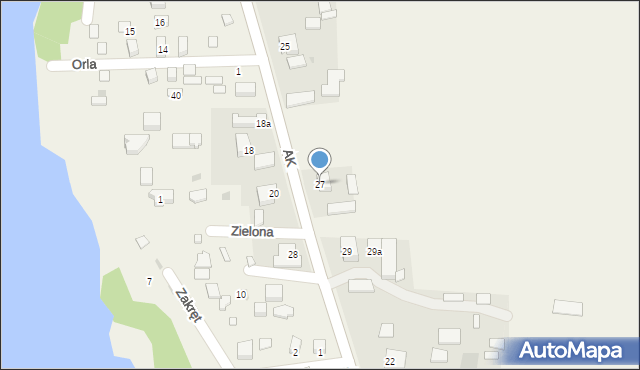 Giewartów, Armii Krajowej, 27, mapa Giewartów