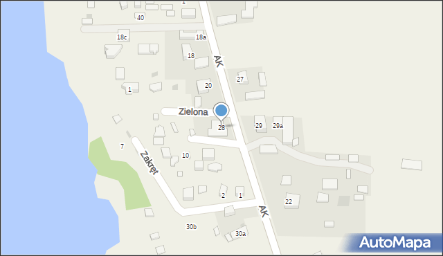 Giewartów, Armii Krajowej, 28, mapa Giewartów