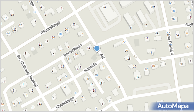 Głogów Małopolski, Armii Krajowej, 4a, mapa Głogów Małopolski