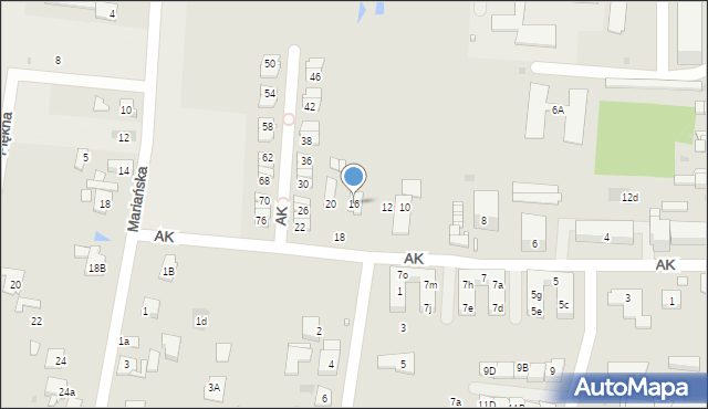 Góra Kalwaria, Armii Krajowej, 16, mapa Góra Kalwaria