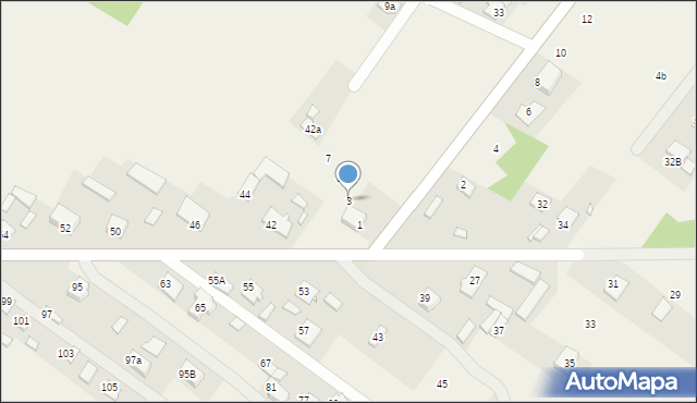 Górki, Armii Krajowej, 3, mapa Górki