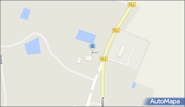 Górowo Iławeckie, Armii Krajowej, 27, mapa Górowo Iławeckie