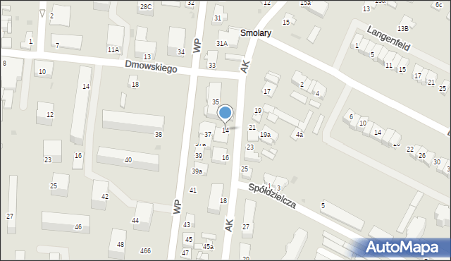 Gostynin, Armii Krajowej, 14, mapa Gostynin