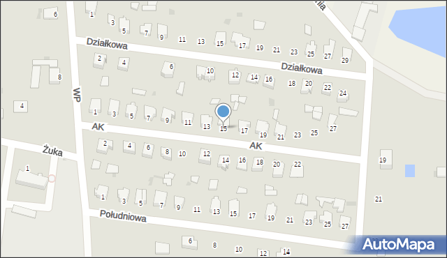 Gowarczów, Armii Krajowej, 15, mapa Gowarczów