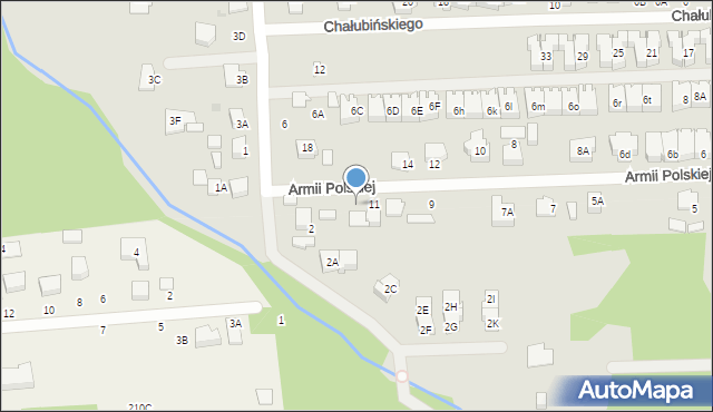 Grodzisk Mazowiecki, Armii Polskiej, 11A, mapa Grodzisk Mazowiecki