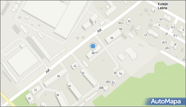 Hajnówka, Armii Krajowej, 46, mapa Hajnówka