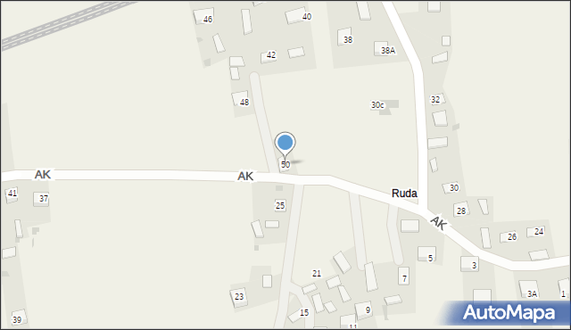 Horyniec-Zdrój, Armii Krajowej, 50, mapa Horyniec-Zdrój