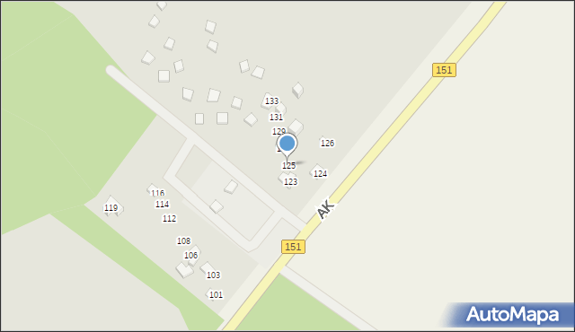 Ińsko, Armii Krajowej, 125, mapa Ińsko