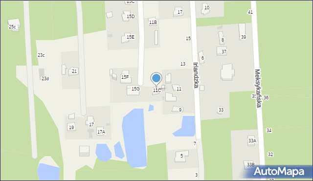 Janinów, Argentyńska, 11C, mapa Janinów