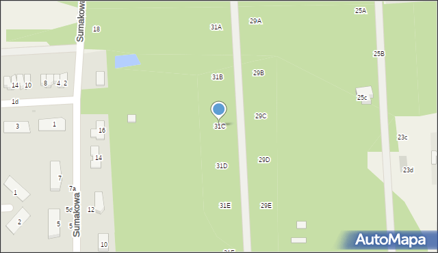 Janinów, Argentyńska, 31C, mapa Janinów
