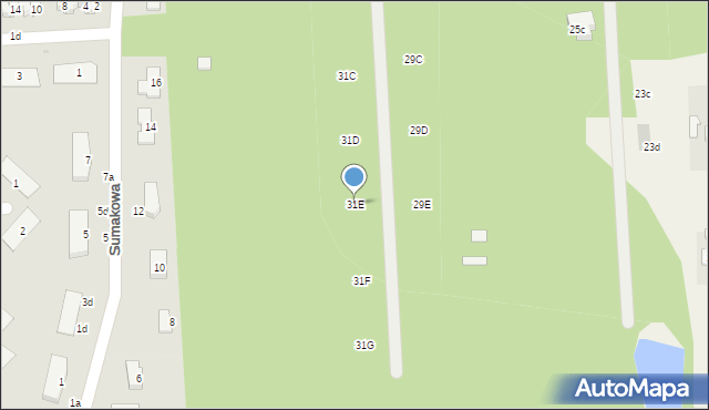 Janinów, Argentyńska, 31E, mapa Janinów