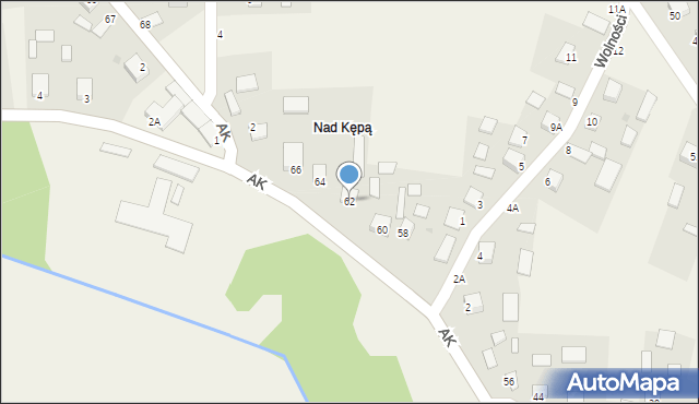Jastkowice, Armii Krajowej, 62, mapa Jastkowice