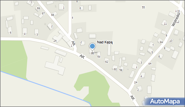 Jastkowice, Armii Krajowej, 66, mapa Jastkowice