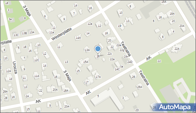 Józefów, Armii Krajowej, 2, mapa Józefów