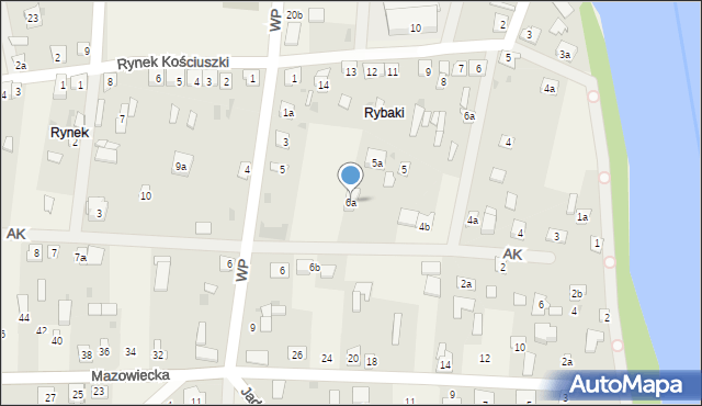 Kamieńczyk, Armii Krajowej, 6a, mapa Kamieńczyk