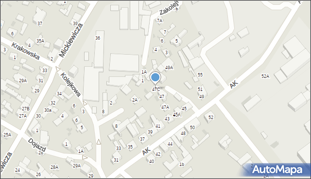 Karczew, Armii Krajowej, 47C, mapa Karczew