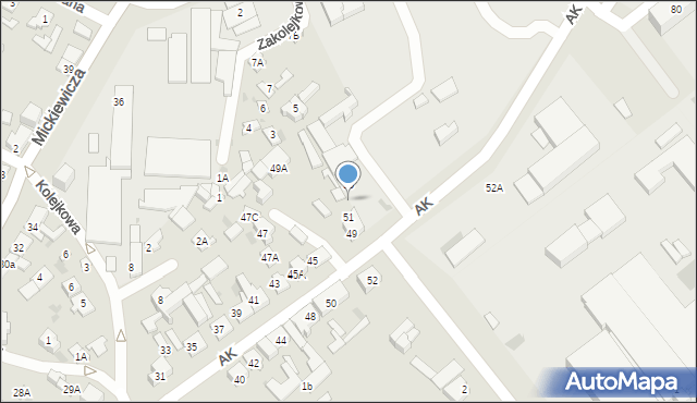 Karczew, Armii Krajowej, 53, mapa Karczew