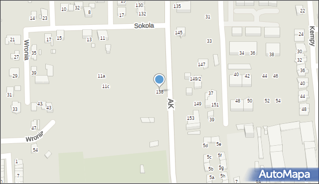 Katowice, Armii Krajowej, 138, mapa Katowic