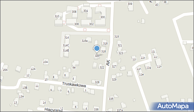 Katowice, Armii Krajowej, 320, mapa Katowic