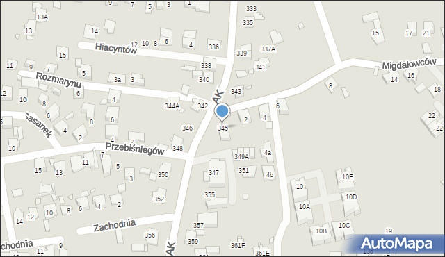 Katowice, Armii Krajowej, 345, mapa Katowic
