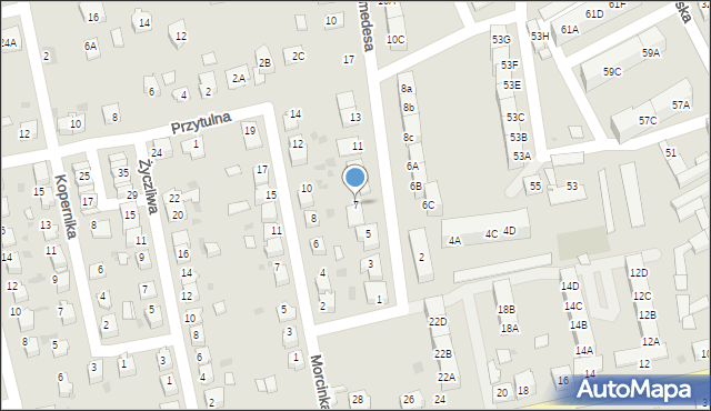 Kędzierzyn-Koźle, Archimedesa, 7, mapa Kędzierzyna-Koźle