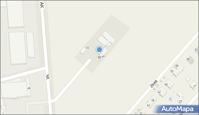 Kobylin, Armii Krajowej, 84, mapa Kobylin