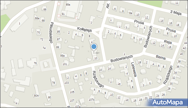 Kolbuszowa, Armii Krajowej, 8, mapa Kolbuszowa