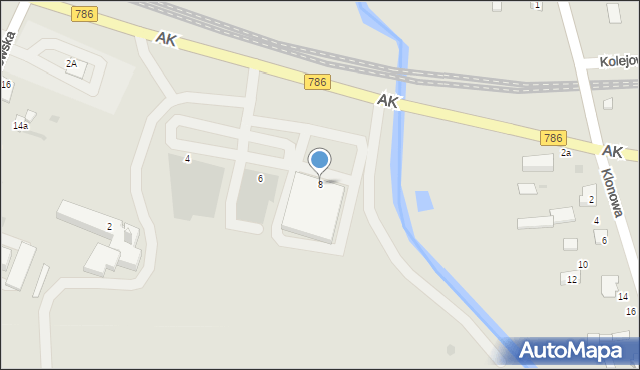 Koniecpol, Armii Krajowej, 8, mapa Koniecpol