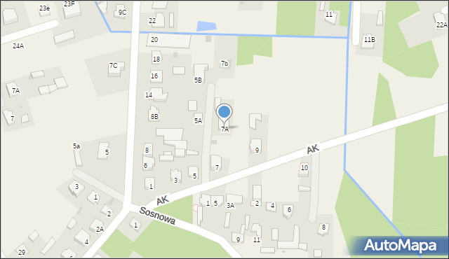 Kotuń, Armii Krajowej, 7A, mapa Kotuń