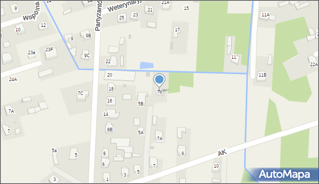 Kotuń, Armii Krajowej, 7b, mapa Kotuń