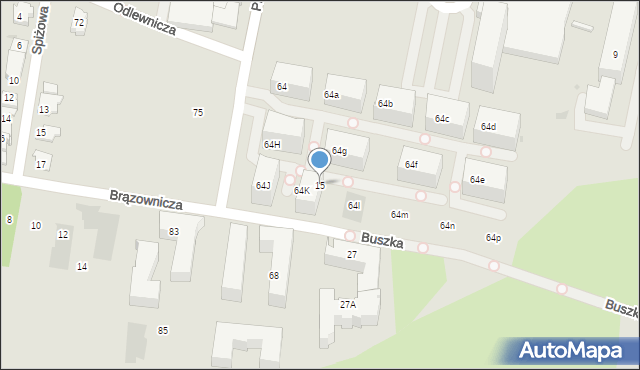 Kraków, Armii Krajowej, 15, mapa Krakowa