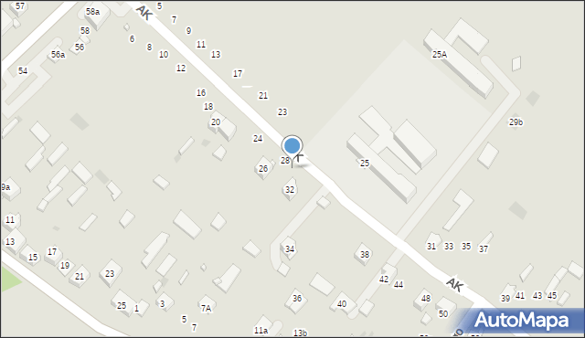 Kraśnik, Armii Krajowej, 30, mapa Kraśnik