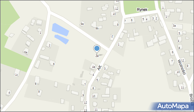 Kurzelów, Armii Krajowej, 2a, mapa Kurzelów