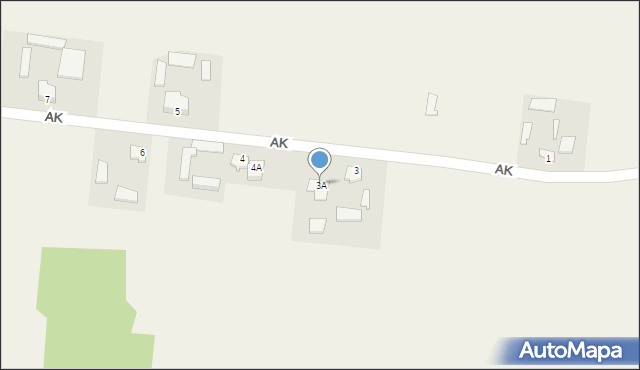 Łabunie, Armii Krajowej, 3A, mapa Łabunie