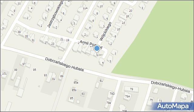 Latchorzew, Armii Poznań, 7, mapa Latchorzew