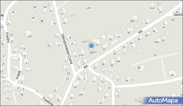 Libiąż, Armii Krajowej, 29, mapa Libiąż