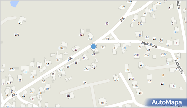 Libiąż, Armii Krajowej, 44, mapa Libiąż