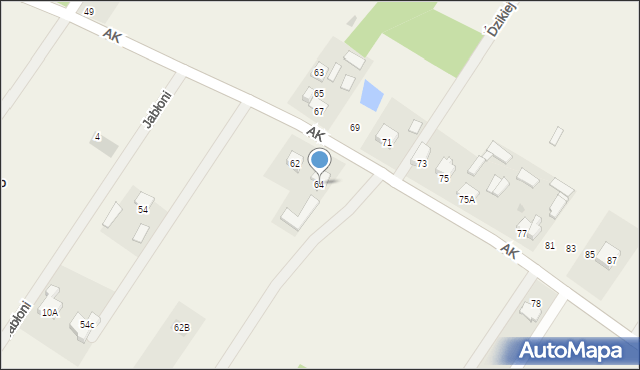 Lipowo, Armii Krajowej, 64, mapa Lipowo